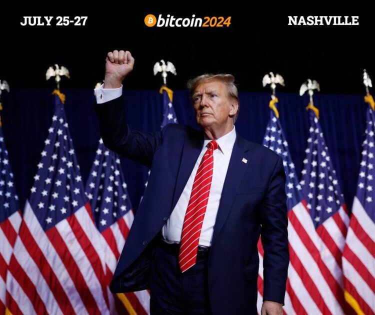 Bitcoin Conference em Nashville terá discurso de Donald Trump
