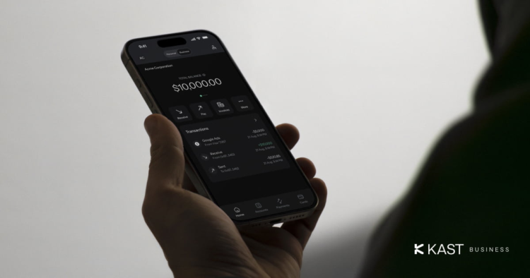 KAST lança conta empresarial em stablecoin para operação global